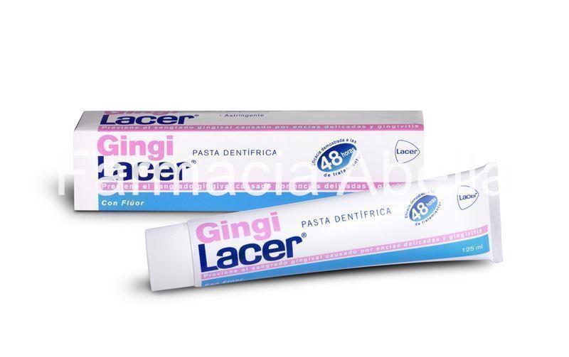 Gingi Lacer Dentífrico 125 ml pasta de dientes encías delicadas - Imagen 1