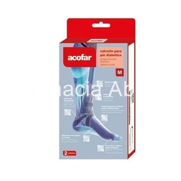 Acofar calcetín para pie diabético 2 unidades - Imagen 1