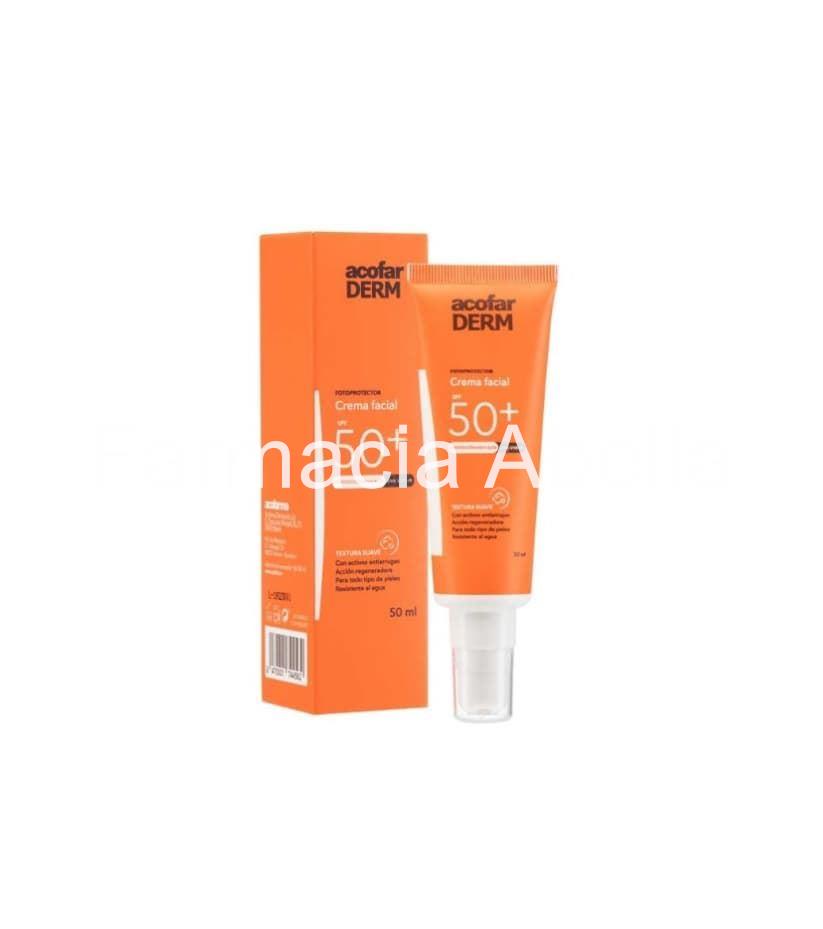 Acofarma gel facial invisible 50+  50 ml - Imagen 1