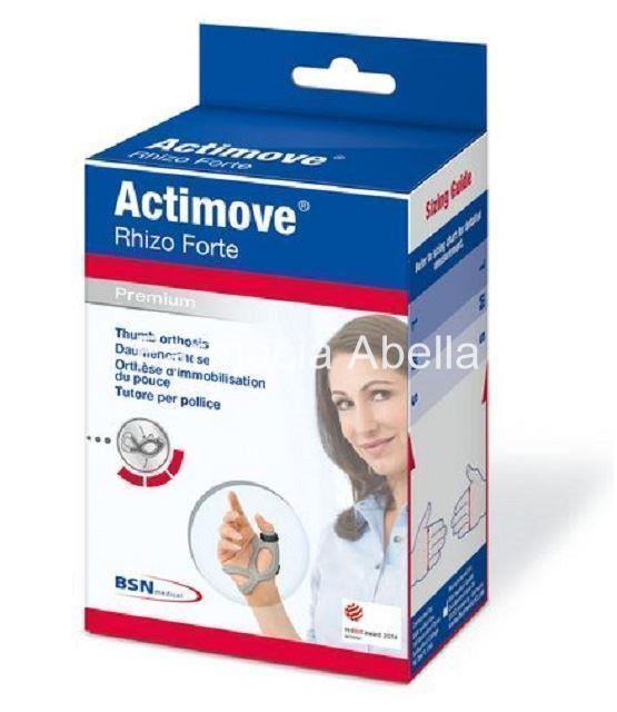 Actimove Rhizo Forte Premium mano izquierda inmovilizador de pulgar órtesis de pulgar - Imagen 1