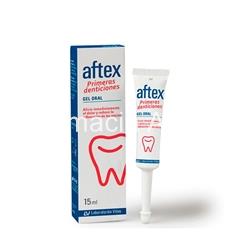 Aftex Primeras denticiones ácido hialurónico gel oral 15ml - Imagen 1