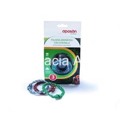 Aposán pulsera de cuerda con citronela 2 unidades - Imagen 1