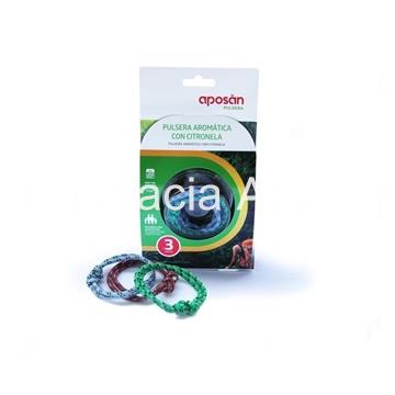 Aposán pulsera de cuerda con citronela 2 unidades - Imagen 1