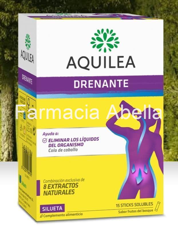 Aquilea Drenante 15 sticks solubles sabor frutos del bosque - Imagen 1