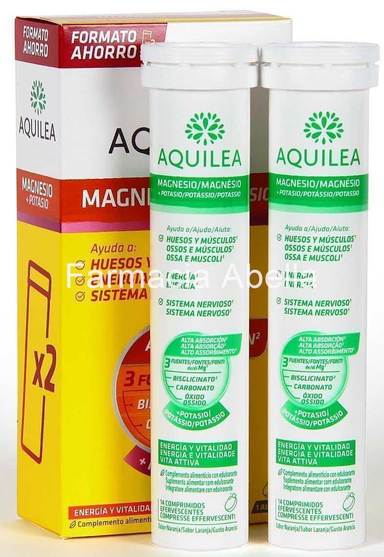 Aquilea Magnesio con Potasio 28 Comprimidos Efervescentes X 2 envases - Imagen 2