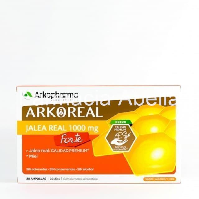 Arkopharma Arko Real jalea real 1000 mg 20 ampollas - Imagen 1