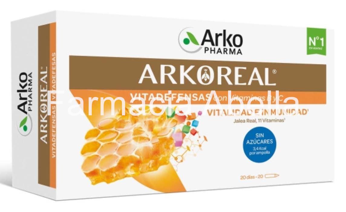 Arkoreal Jalea Real Vitaminada sin azúcares 20 ampollas - Imagen 1