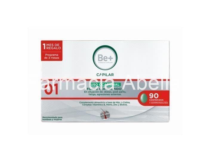 Be+ capilar anticaída uso ocasional forte 90 comprimidos - Imagen 1
