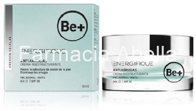Be+ Energifique crema reestructurante antiarrugas piel normal/mixta SPF 20 - Imagen 1