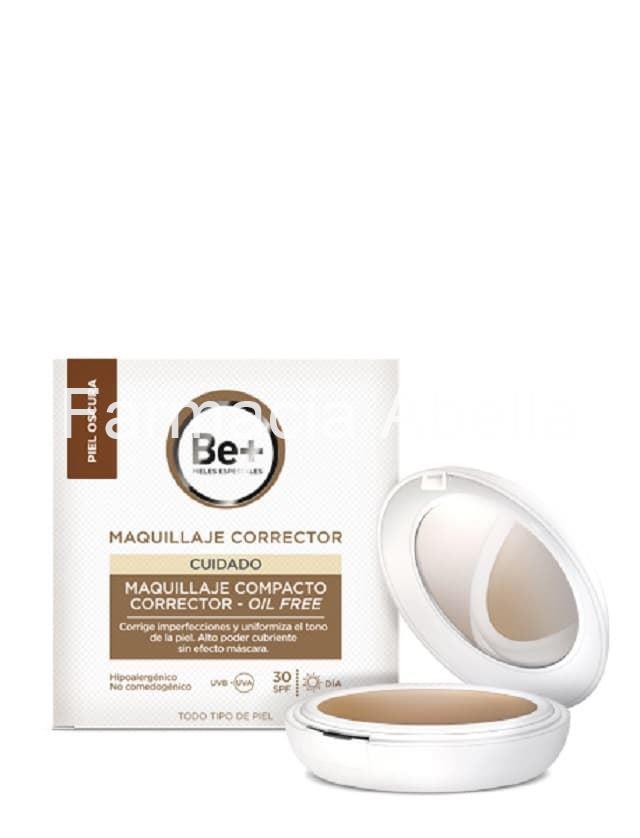 Be+ maquillaje corrector compacto oil free piel oscura SPF 30 10g - Imagen 1