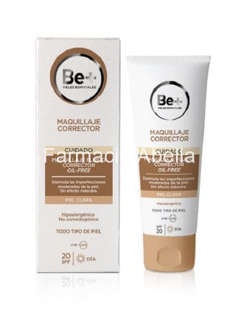 Be+ maquillaje corrector fluido oil-free piel clara SPF20 40 ml - Imagen 1