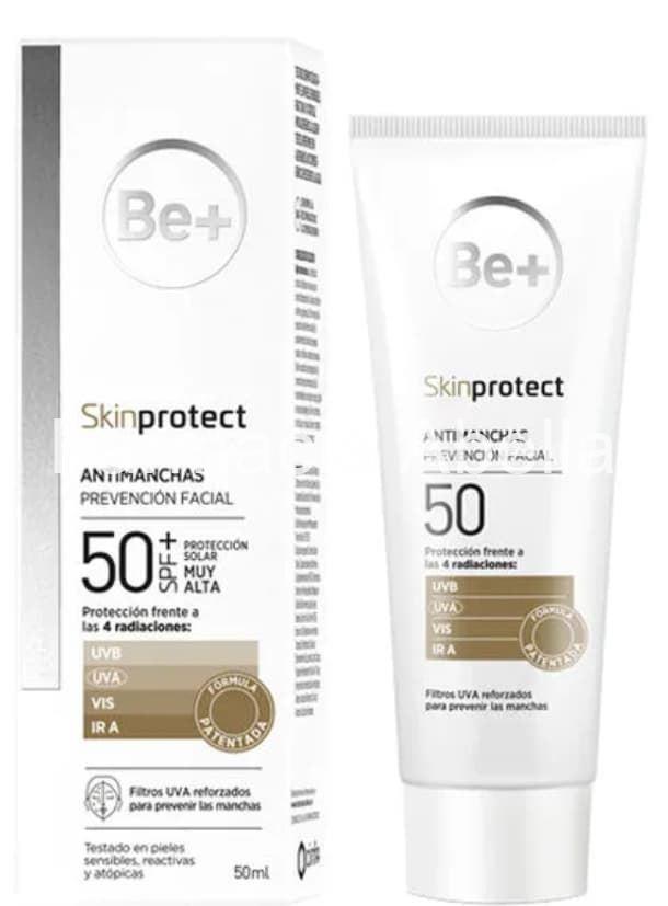 Be+ skinprotect antimanchas fluido 50+ 50 ml - Imagen 1