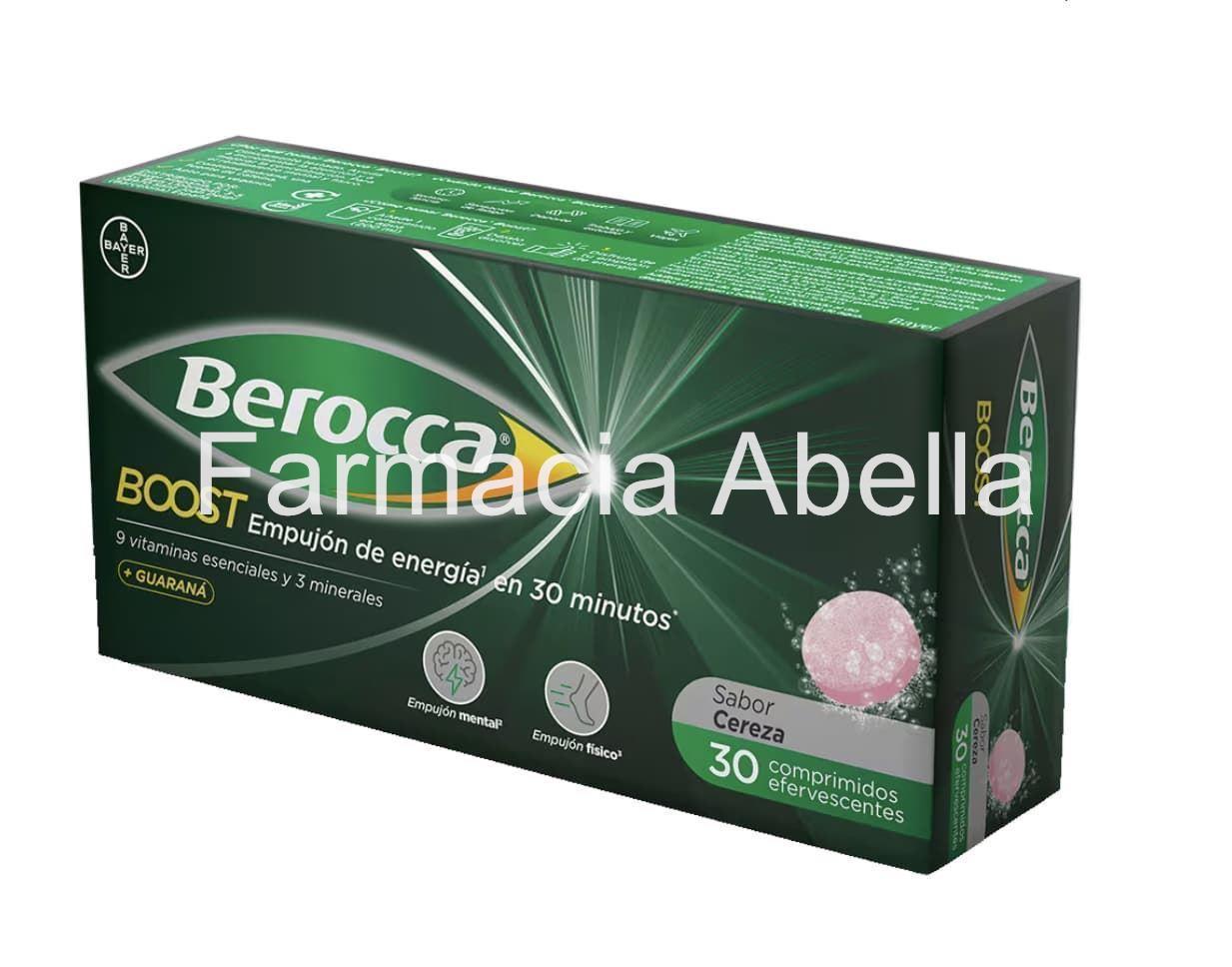 Berocca Boost 30 comprimidos efervescentes sabor cereza - Imagen 1