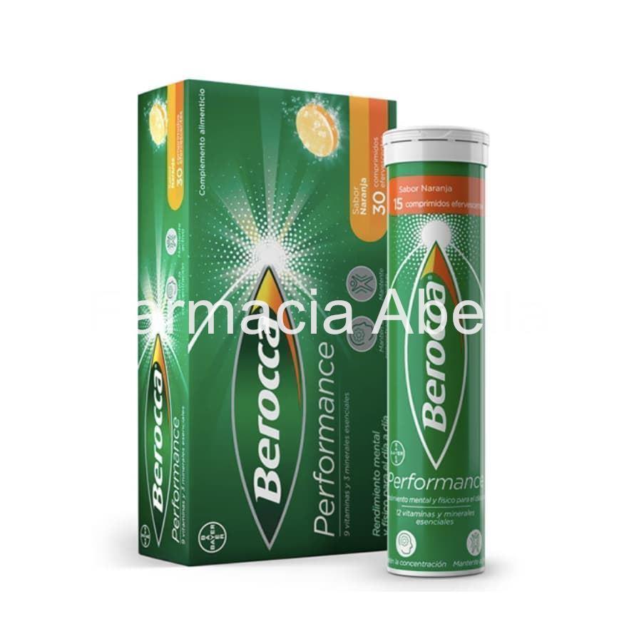 Berocca performance 30 comprimidos efervescentes sabor naranja - Imagen 1