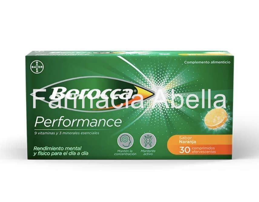 Berocca performance 30 comprimidos efervescentes sabor naranja - Imagen 2