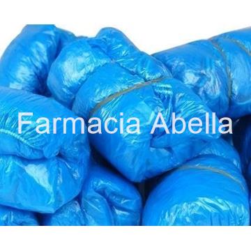 Calzas (cubrezapatos) polietileno azul talla única 10 unidades - Imagen 1
