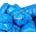 Calzas (cubrezapatos) polietileno azul talla única 10 unidades - Imagen 1