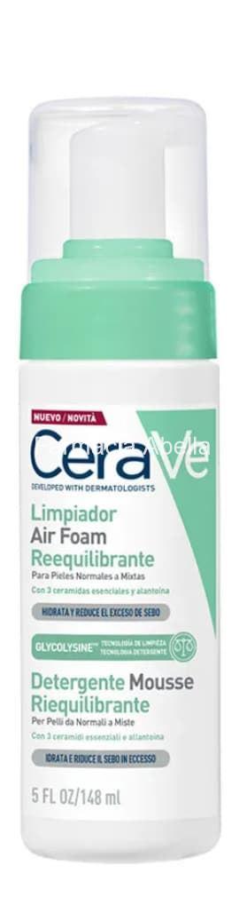 Cerave espuma limpiadora 148 ml - Imagen 1