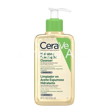 Cerave limpiador en aceite espumoso hidratante 473 ml - Imagen 1