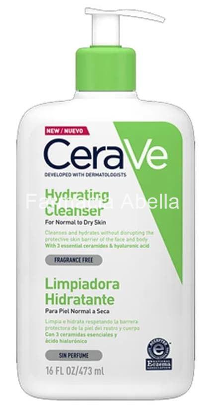 Cerave limpiadora hidratante 473 ml - Imagen 1