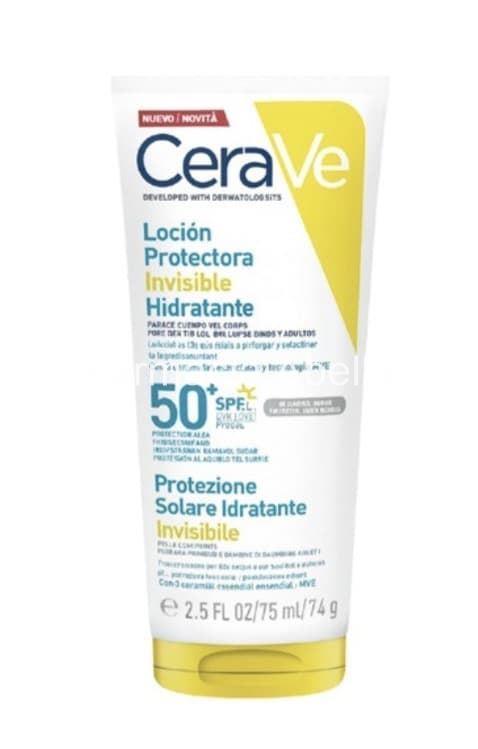Cerave solar loción protectora invisible hidratante 50spf 75 ml - Imagen 1