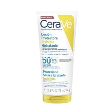 Cerave solar loción protectora invisible hidratante 50spf 75 ml - Imagen 1