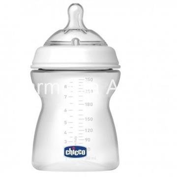 Chicco Biberón Natural feeling 250 ml 4m+ tetina silicona "efecto mamá" - Imagen 2