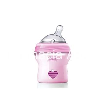 Chicco Biberón NaturalFeeling 150 ml 0m+ tetina silicona "efecto mamá" - Imagen 2