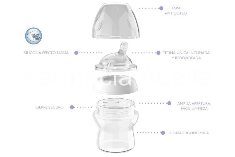 Chicco Biberón NaturalFeeling 330 ml 6m+ tetina silicona "efecto mamá" - Imagen 5