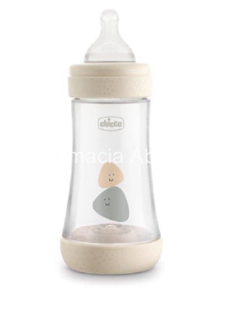 Chicco biberón PERFECT 5 silicona 2m+ 240 ml - Imagen 1