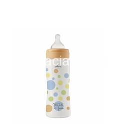 Chicco Biberón Well-Being 330 ml 4m+ tetina silicona "efecto mamá" - Imagen 1