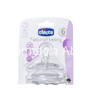 Chicco Tetina NaturalFeeling Silicona 6m+ - Imagen 1