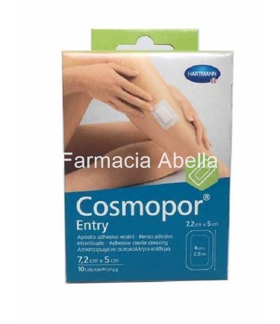 Cosmopor Entry . Apósito adhesivo estéril 7.2 cm x 5 cm 10 unidades - Imagen 1
