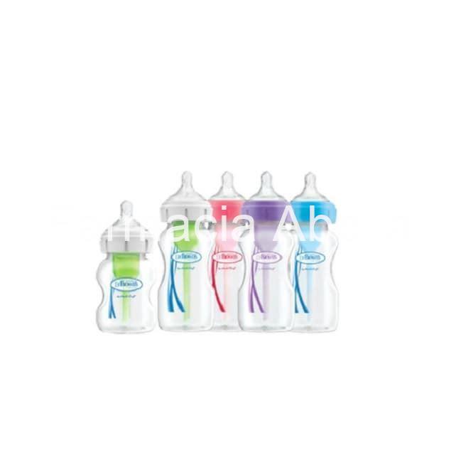 Dr Brown biberón boca ancha 270 ml - Imagen 1