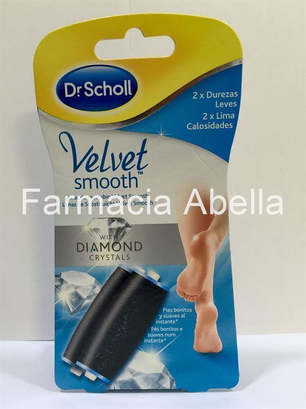 Dr Scholl Velvet Smooth Diamond Recambios (2 X Durezas Leves) - Imagen 1