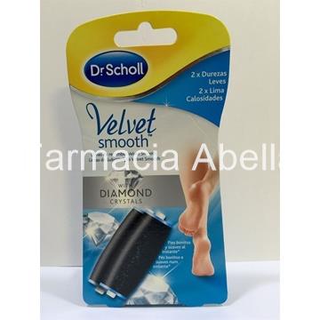 Dr Scholl Velvet Smooth Diamond Recambios (2 X Durezas Leves) - Imagen 1