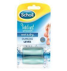 Dr Scholl Velvet Smooth Wet & Dry Recambios (2 X Durezas Leves) - Imagen 2