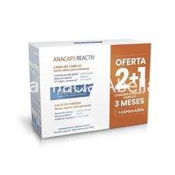 Ducray pack Anacaps  reactiv 2+1 cajas de 30 cápsulas - Imagen 1