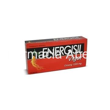Energisil Vigor ginseng 1000 mg 30 cápsulas - Imagen 1
