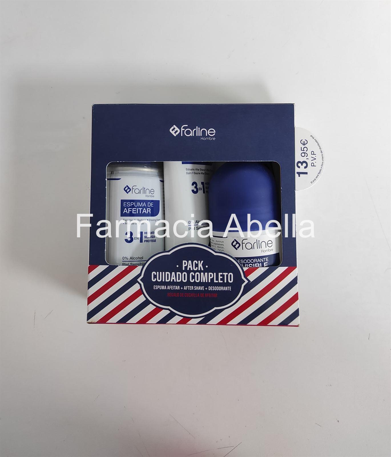 Farline Pack cuidado completo (Espuma de afeitar, after shave y desodorante) - Imagen 1