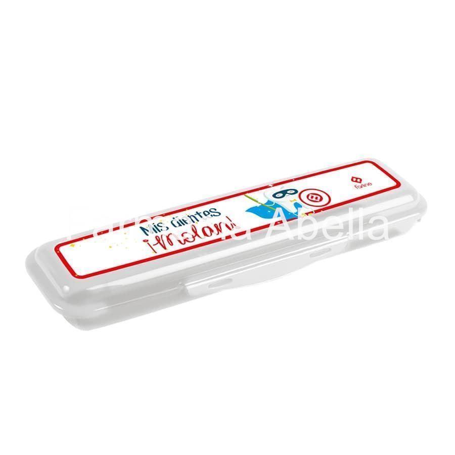 Farline set dental junior cepillo de dientes+pasta+estuche - Imagen 1