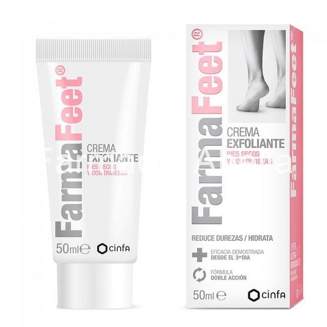 Farmafeet crema exfoliante pies secos y con durezas 50 ml. - Imagen 1