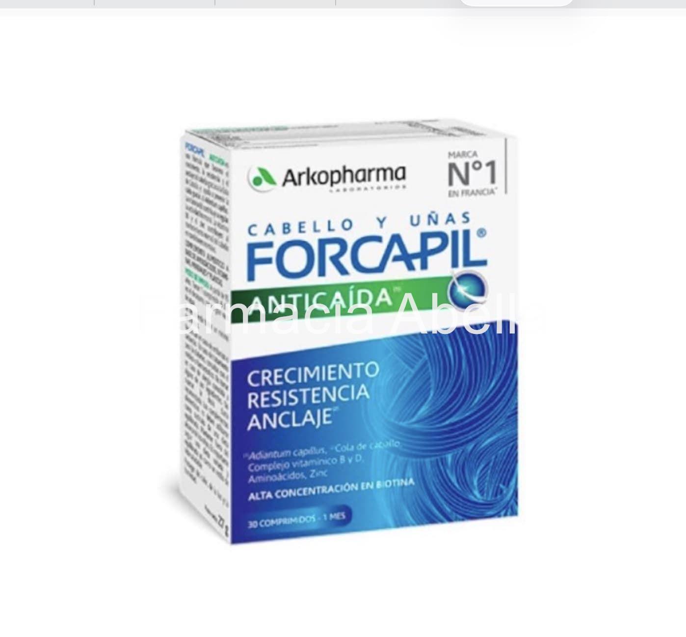 Forcapil anticaída capilar crecimiento resistencia anclaje 30 comprimidos - Imagen 1