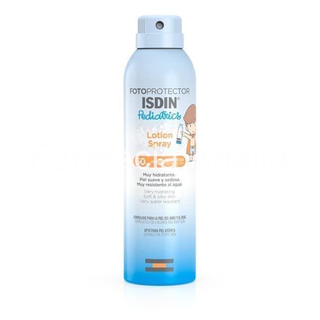 Fotoprotector Isdin pediatrics lotion spray Spf 50+ 250 ml - Imagen 1