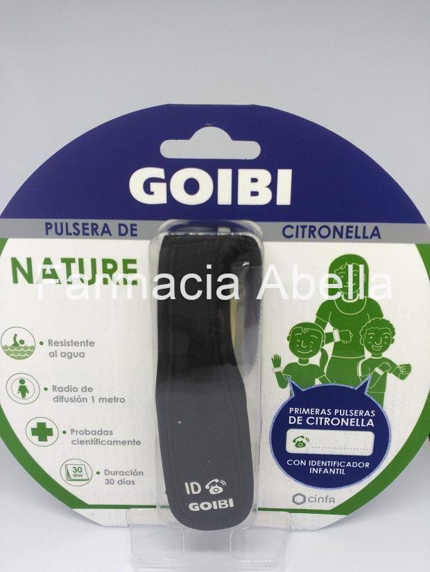 GOIBI Pulsera de Citronella estampada negra - Imagen 1