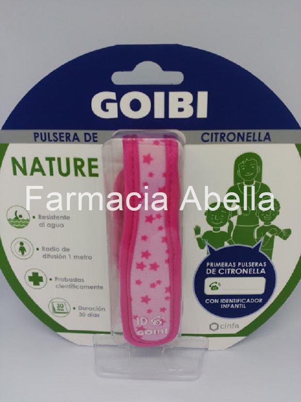 GOIBI Pulsera rosa de Citronella estampada estrellas - Imagen 1