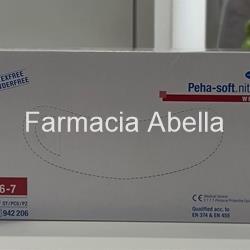 Hartmann guantes peha-soft nitrilo blanco sin polvo caja 200 unidades - Imagen 1