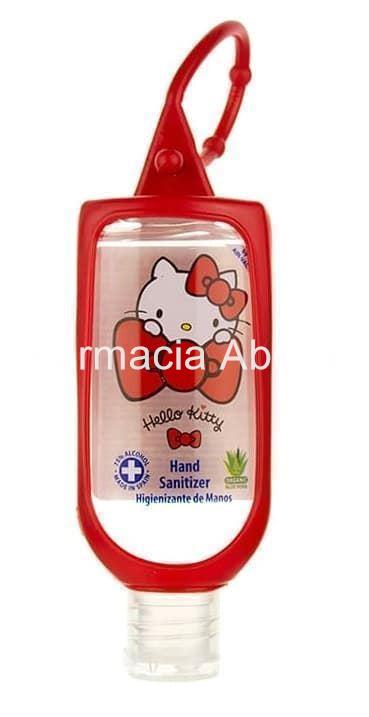 Higienizante de manos infantil Hello Kitty 60 ml para colgar en la mochila - Imagen 1