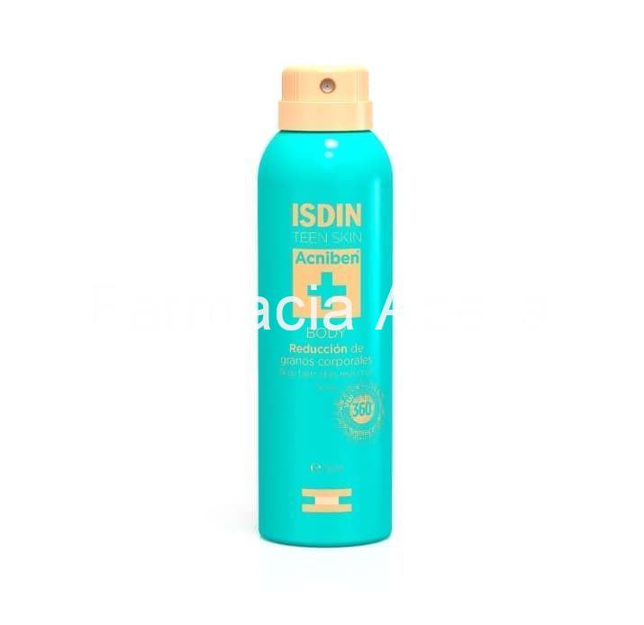 Isdin Acniben Body spray 150 ml reducción de granos corporales - Imagen 1