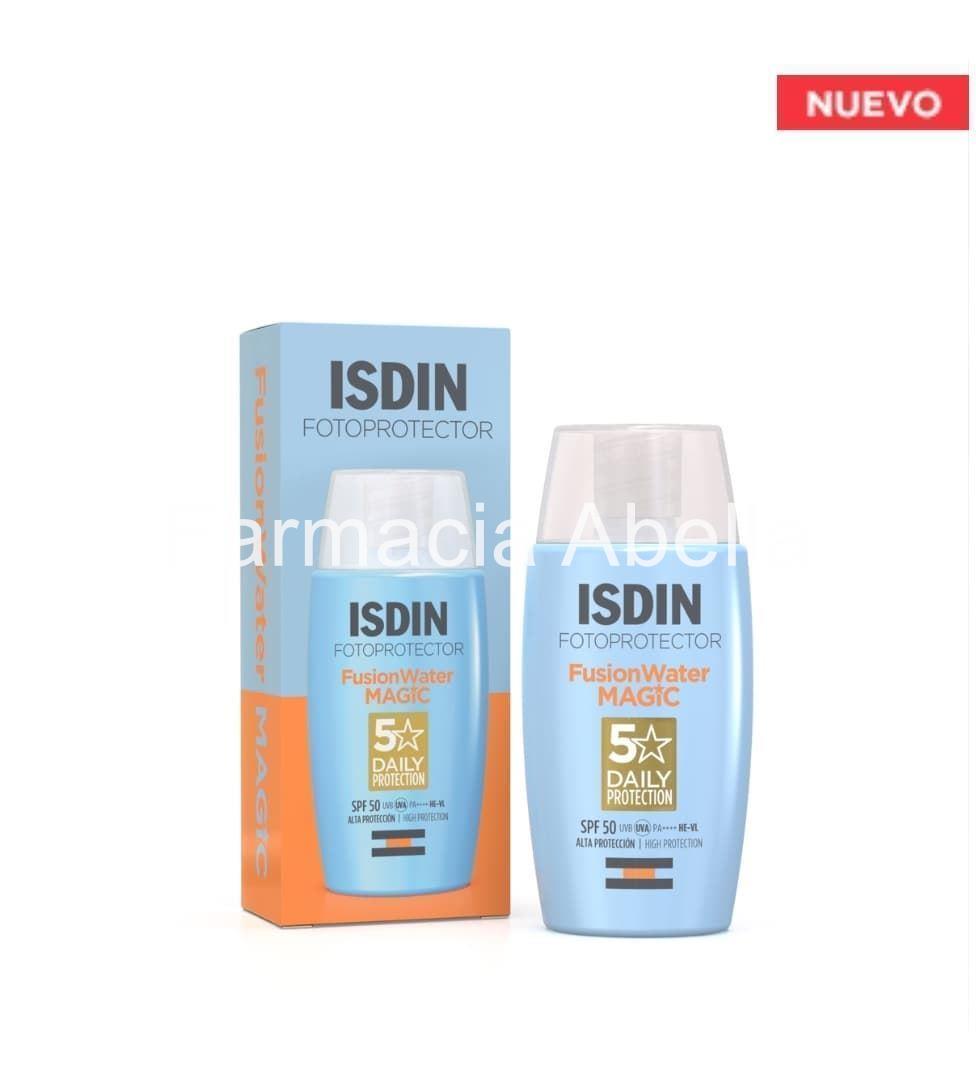 ISDIN Fotoprotector facial Fusion Water SPF50+ oil free 50 ml - Imagen 1